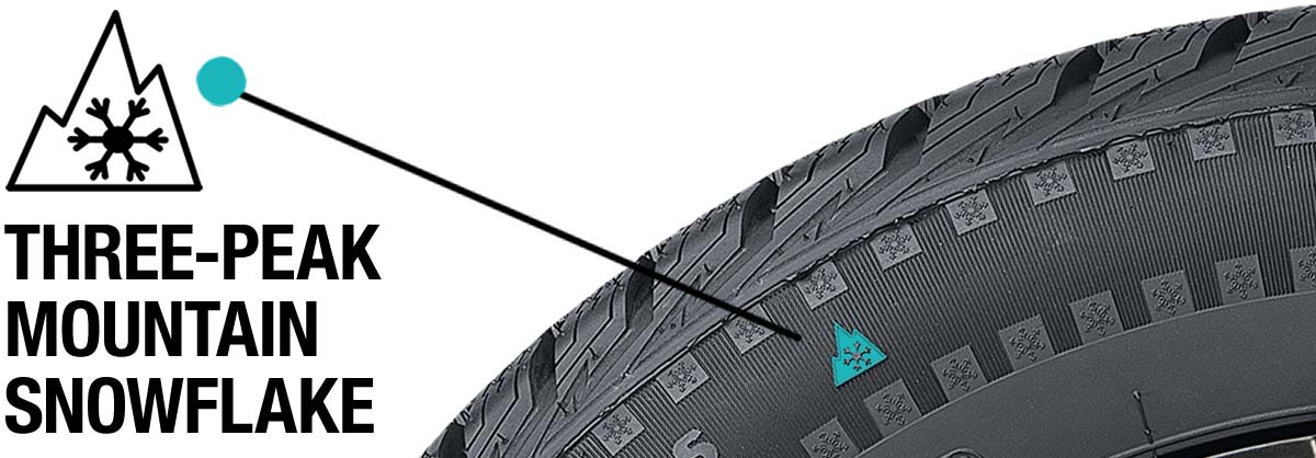 Mountain Snowflake certified snow tires