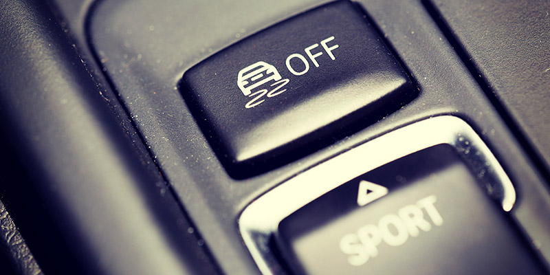 Traction control button