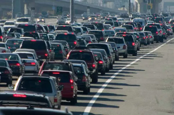 Bumper to bumper traffic