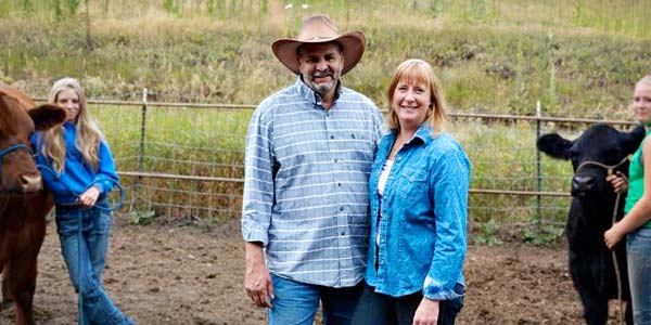 Jeff and Donna Wiechman at a 4-H event.