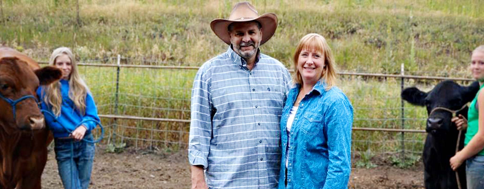 Jeff and Donna Wiechman at a 4-H event.