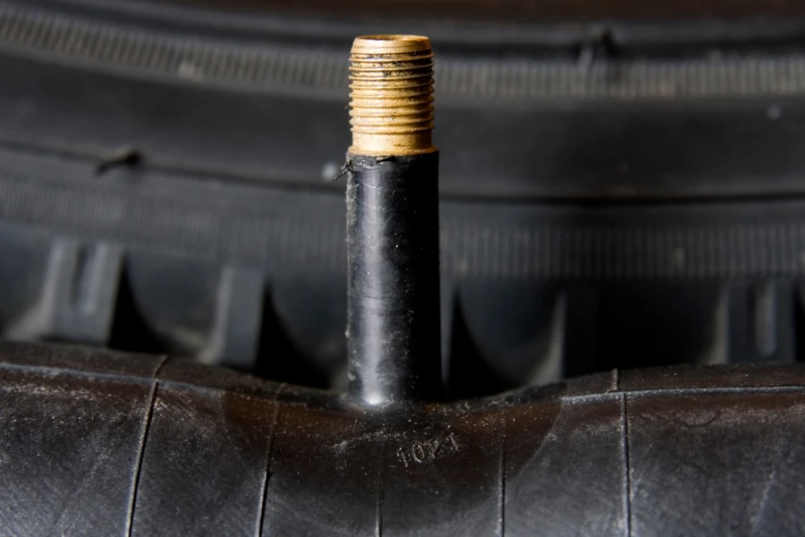 Dry and brittle tire valve