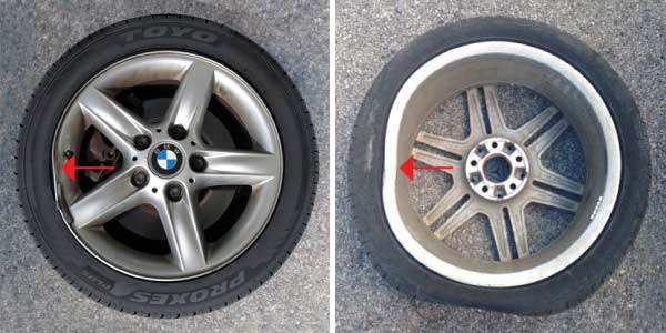 Wheel damage from potholes