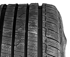 Tire tread close-up