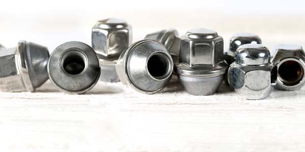 Chrome plated lug nuts
