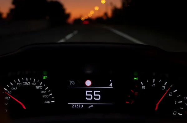 Car's speedometer