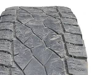 Tire tread close-up