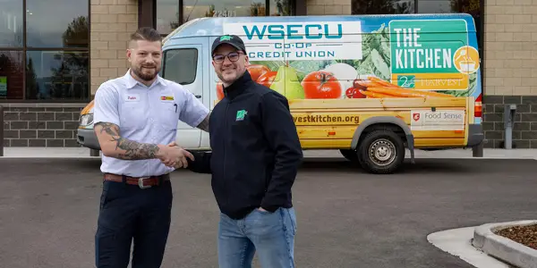 Second Harvest Van gets new tires from Tire For Purpose