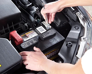 New battery getting installed
